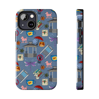 Stars Hollow Gilmore Girls Blue Phone Case