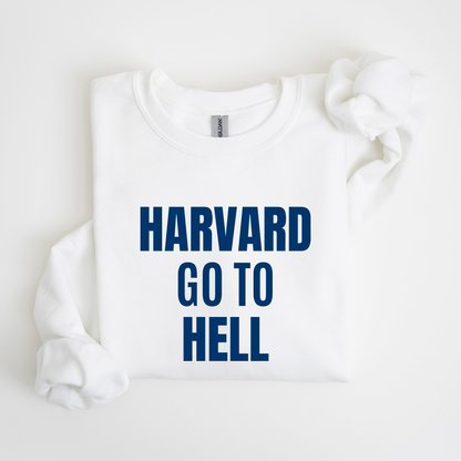 Harvard Go to Hell Crewneck Sweatshirt-Gilmore Girls Emily Gilmore