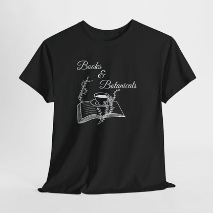 Botanical Book Lover Tee I Book & Plant Lover Apparel