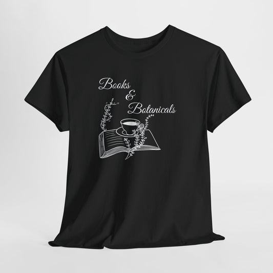 Botanical Book Lover Tee I Book & Plant Lover Apparel