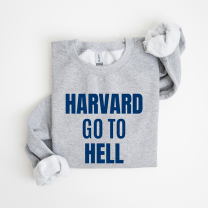 Harvard Go to Hell Crewneck Sweatshirt-Gilmore Girls Emily Gilmore