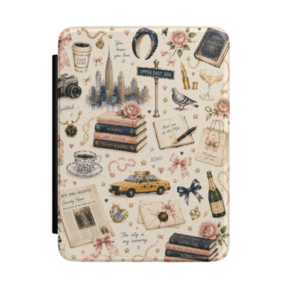 Upper East Side Watercolor NYC 1 Leatherette Kindle Paperwhite Case