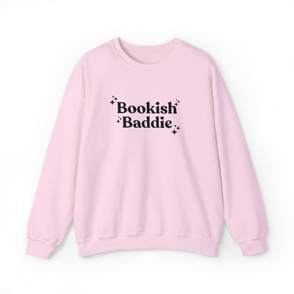 Bookish Baddie Embroidered Crewneck Sweatshirt