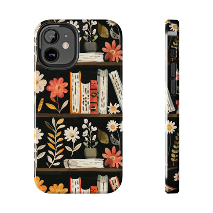 Cozy Bookshelf Bloom Phone Case
