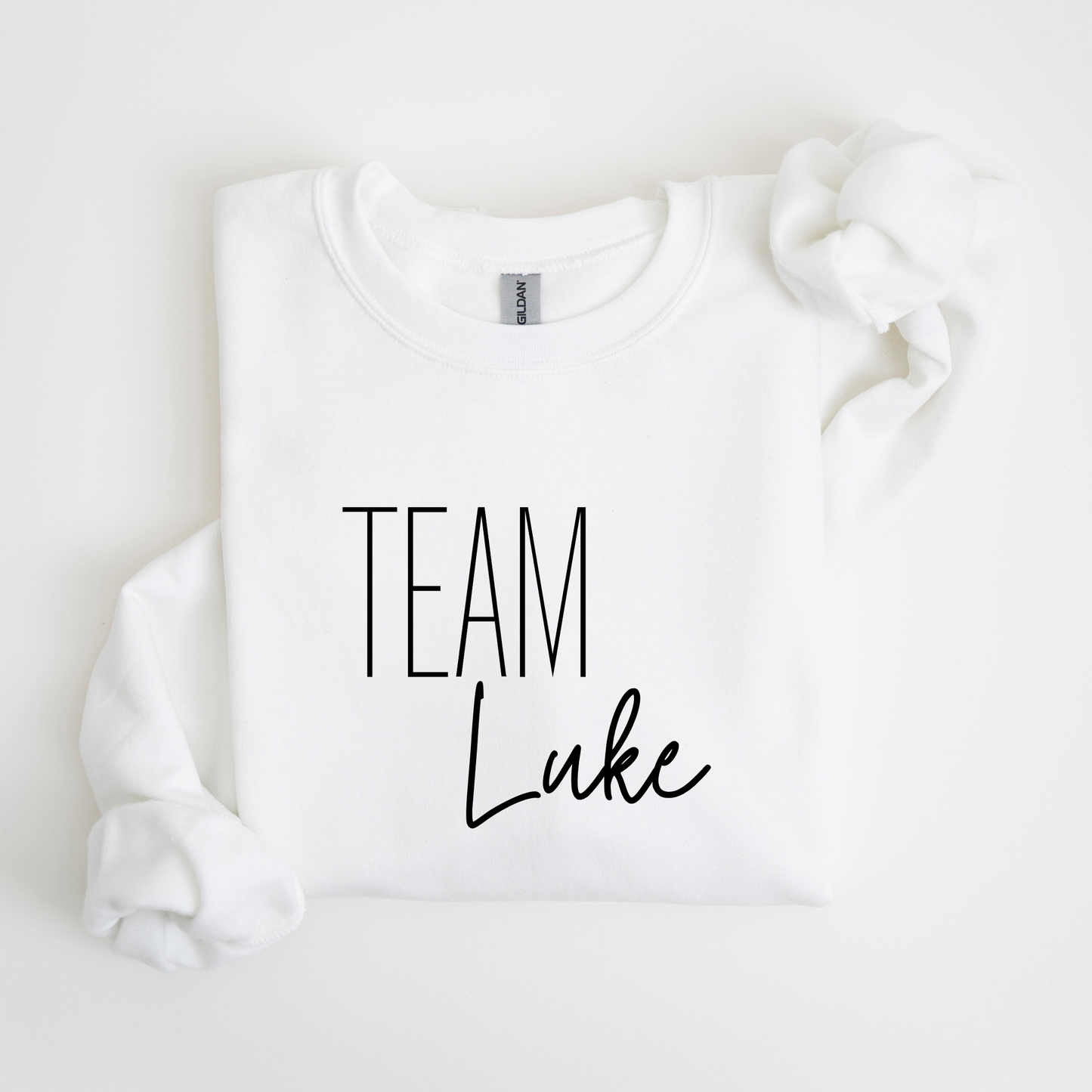 Team Luke Crewneck Sweatshirt-Cozy Gilmore Girls Apparel