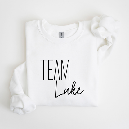 Team Luke Crewneck Sweatshirt-Cozy Gilmore Girls Apparel