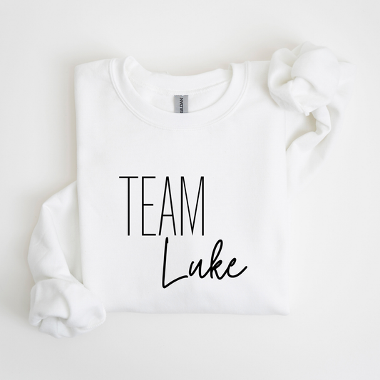 Team Luke Crewneck Sweatshirt-Cozy Gilmore Girls Apparel