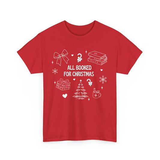 Cozy Library Christmas Silhouette Tee