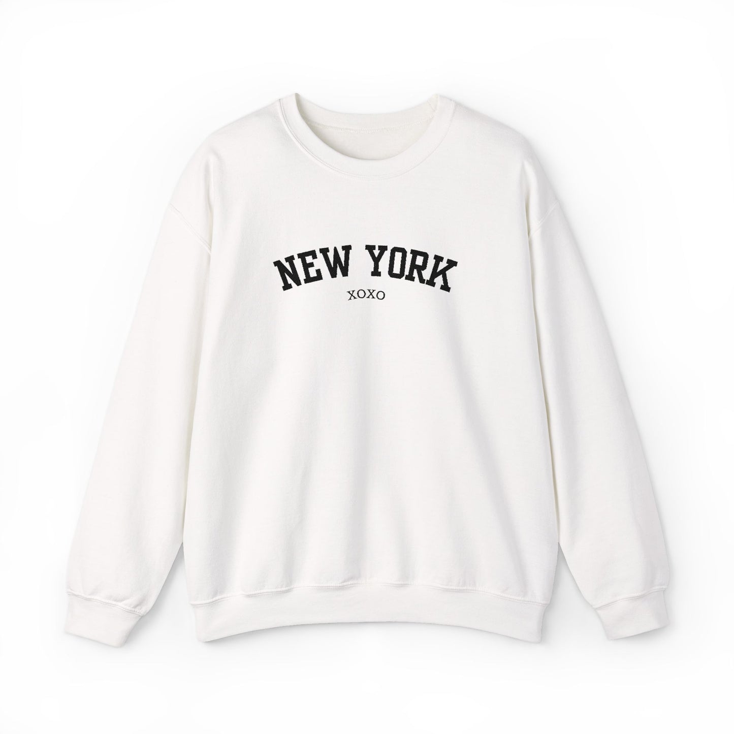 New York XOXO Embroidered Crewneck Sweatshirt-Gossip Girl