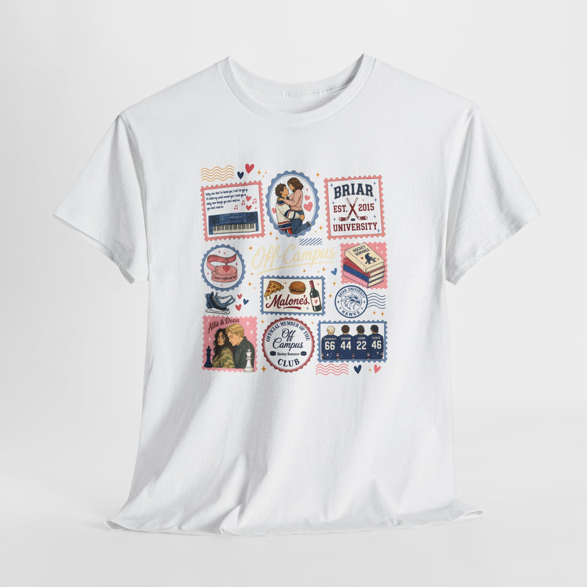 Off-Campus Hockey Romance T-Shirt