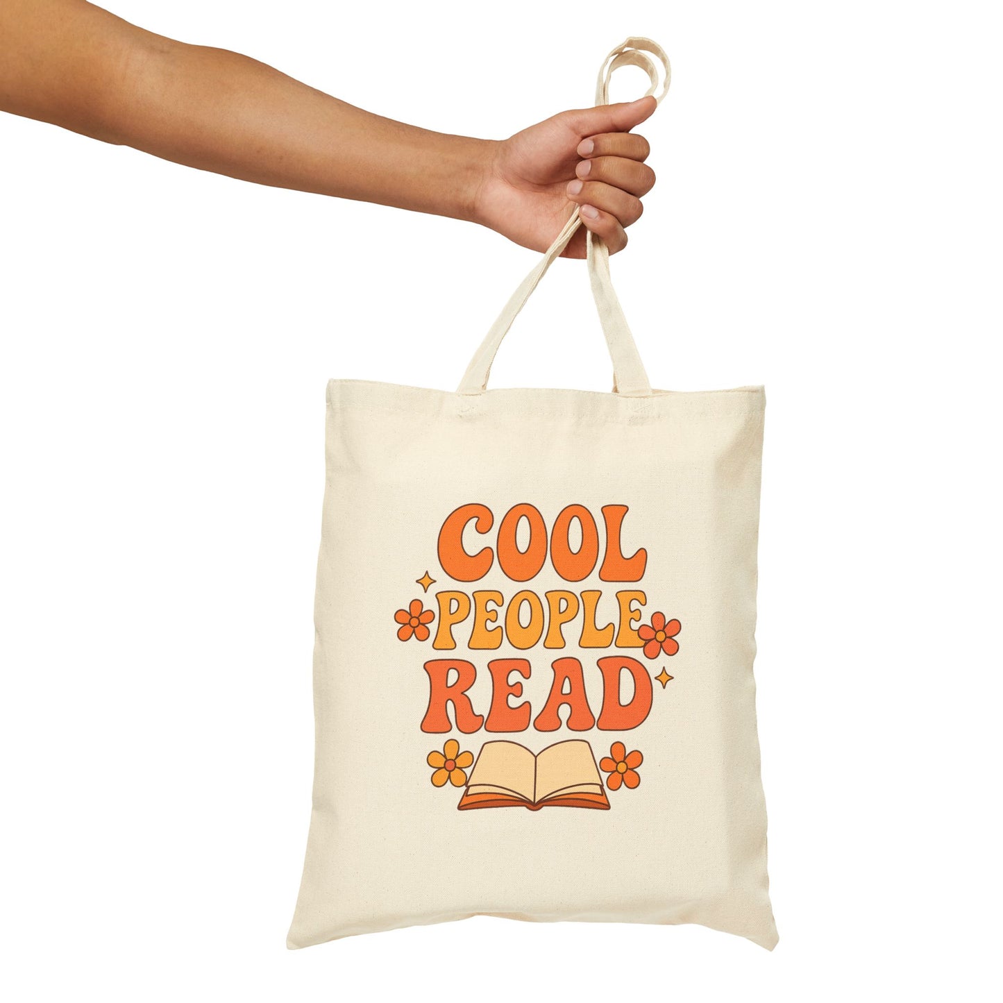Cool People Read Vintage Floral Book Lover Tote
