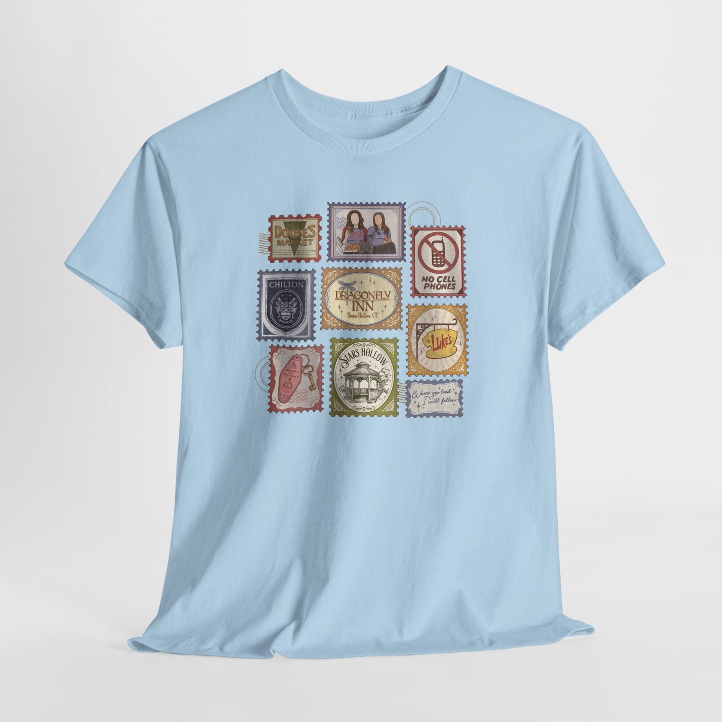 Stars Hollow Stamp Tee-Gilmore Girls Shirt