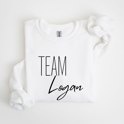 Team Logan Crewneck Sweatshirt-Cozy Gilmore Girls Apparel