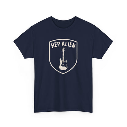 Hep Alien Guitar Shield T‑Shirt - Gilmore Girls Vintage Rock Music Tee