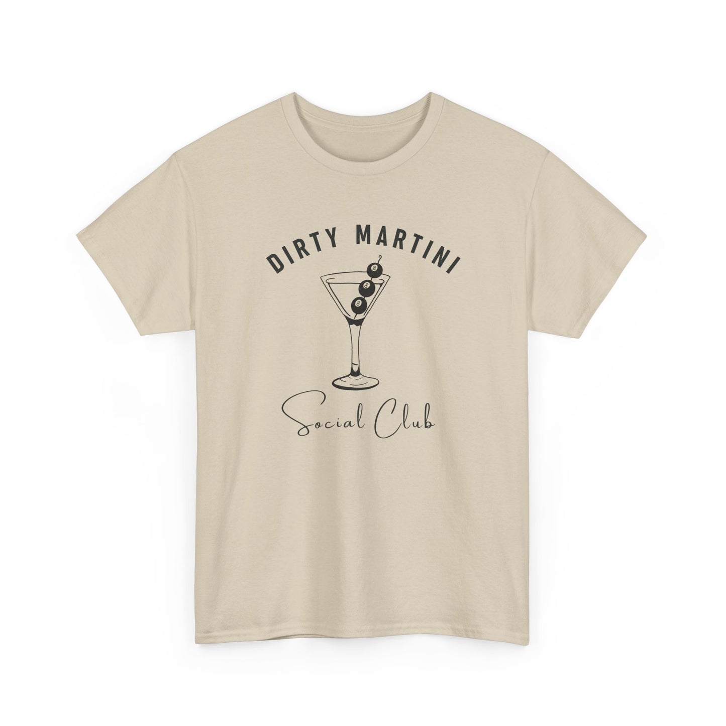 Dirty Martini Social Club T-Shirt I Books + Sips Merch