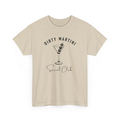 Dirty Martini Social Club T-Shirt I Books + Sips Merch