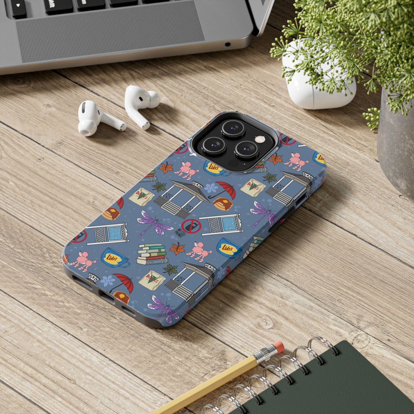 Stars Hollow Gilmore Girls Blue Phone Case