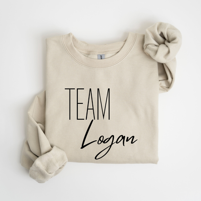Team Logan Crewneck Sweatshirt-Cozy Gilmore Girls Apparel