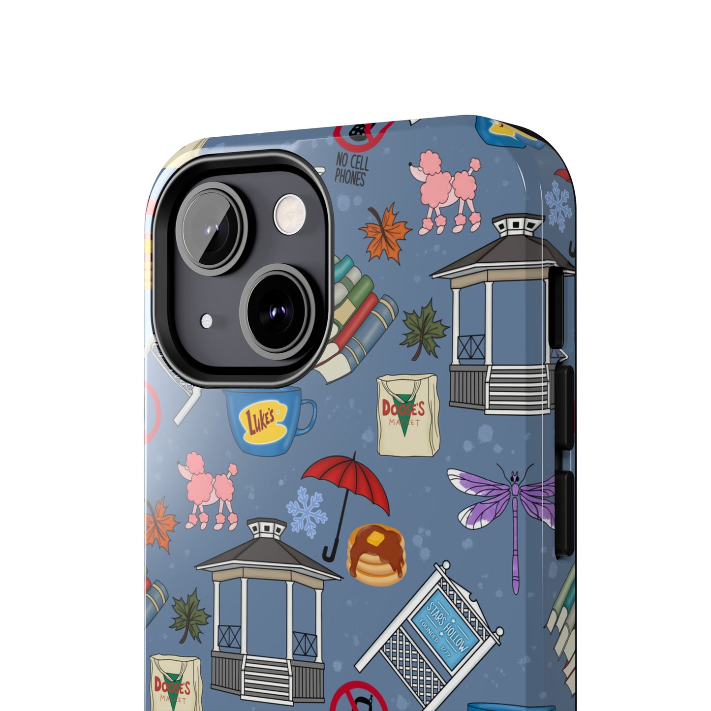 Stars Hollow Gilmore Girls Blue Phone Case