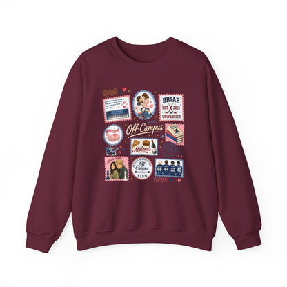 Off-Campus Hockey Romance Crewneck Sweatshirt
