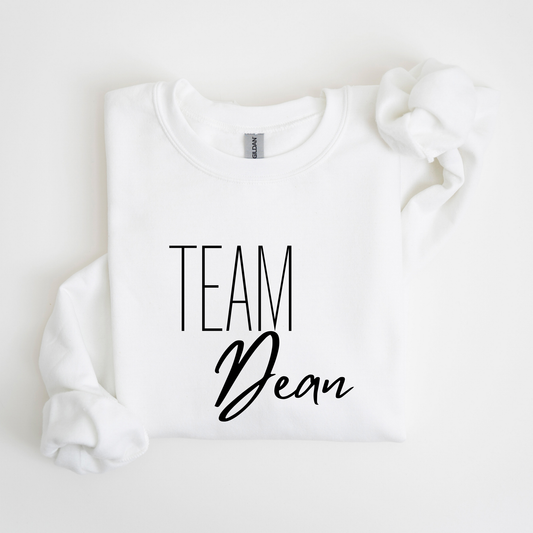 Team Dean Crewneck Sweatshirt - Cozy Gilmore Girls Apparel