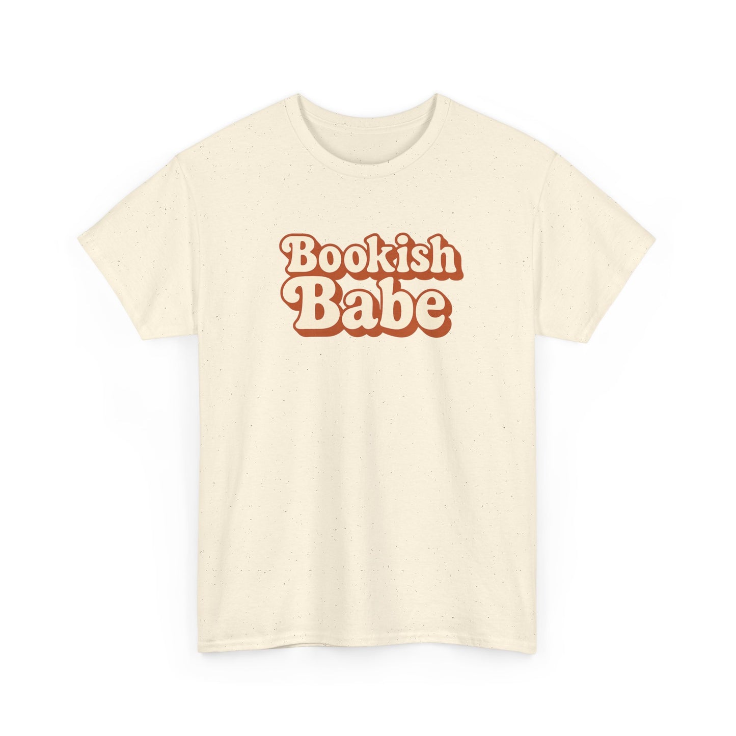 Bookish Babe T-Shirt — Retro Script Graphic Tee for Book Lovers