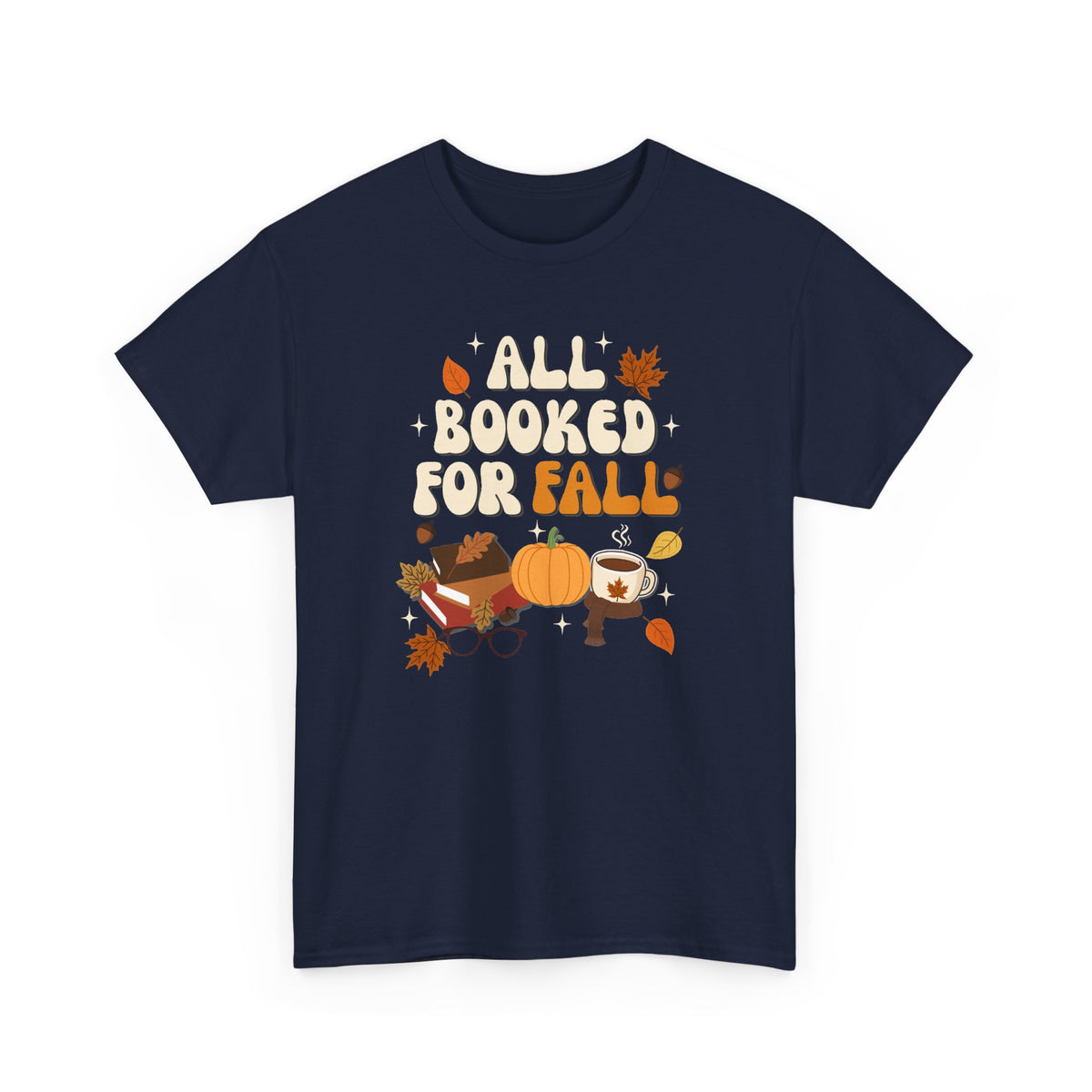 All Booked for Fall Bookish T-Shirt 🍂📚