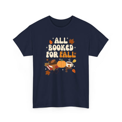 All Booked for Fall Bookish T-Shirt 🍂📚