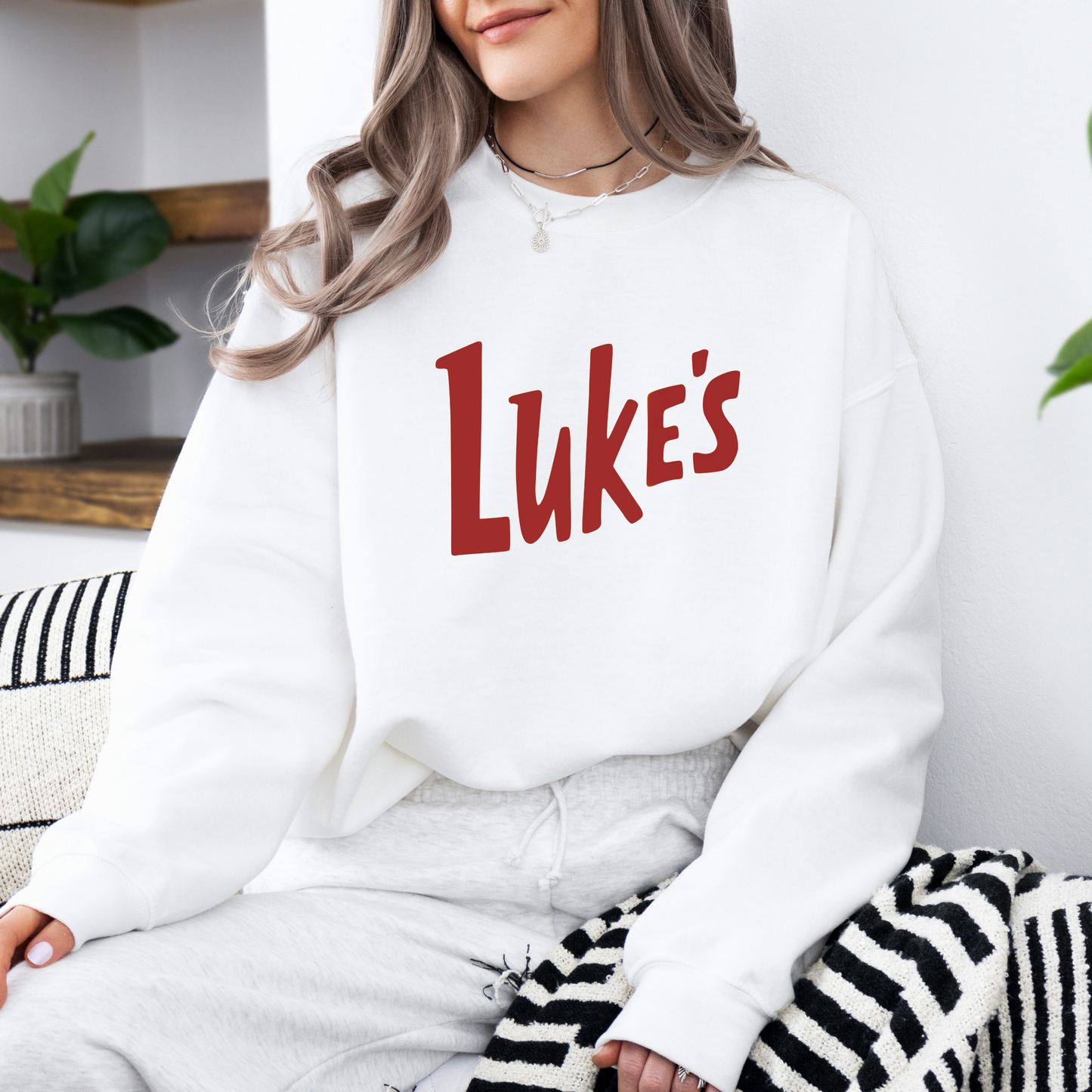 Luke's Diner Classic Crewneck Sweatshirt-Gilmore Girls Apparel