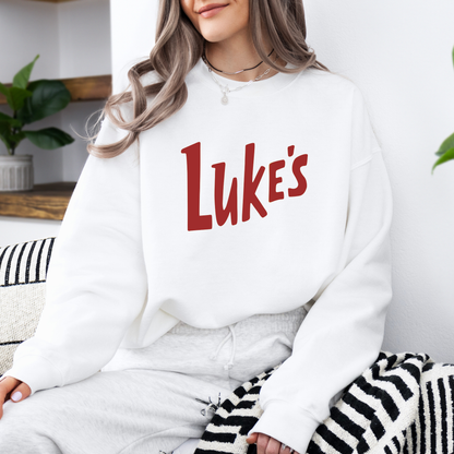 Luke's Diner Classic Crewneck Sweatshirt-Gilmore Girls Apparel