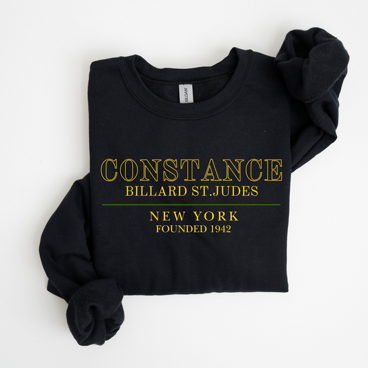 NYC Constance Billard St. Judes-Vintage Style Crewneck Sweatshirt