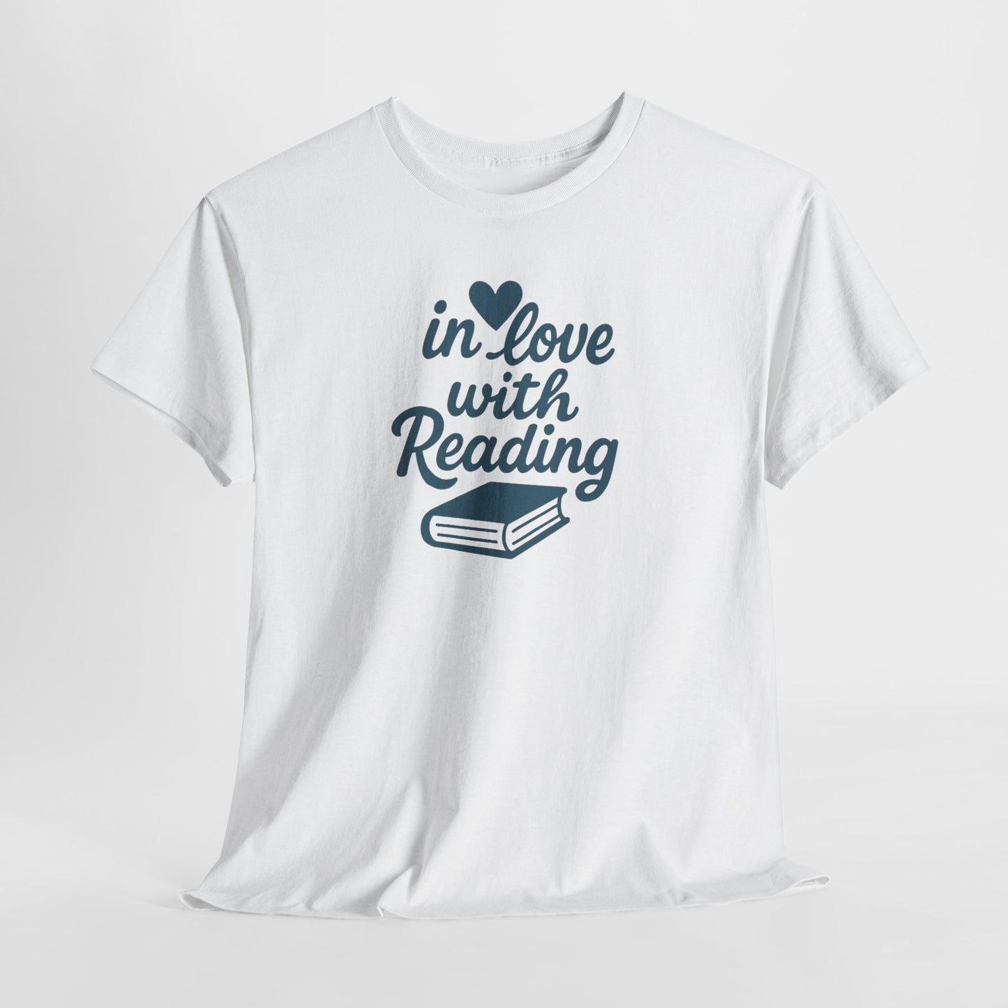 Reading Lover T-Shirt – "In Love With Reading" Graphic Tee for Book Lovers