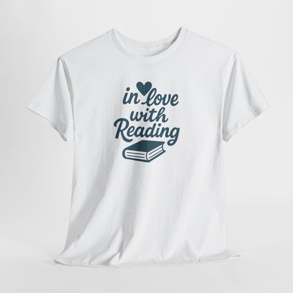 Reading Lover T-Shirt – "In Love With Reading" Graphic Tee for Book Lovers