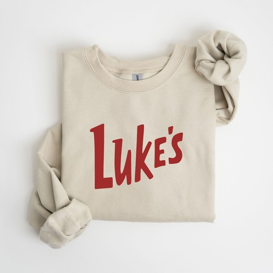 Luke's Diner Classic Crewneck Sweatshirt-Gilmore Girls Apparel