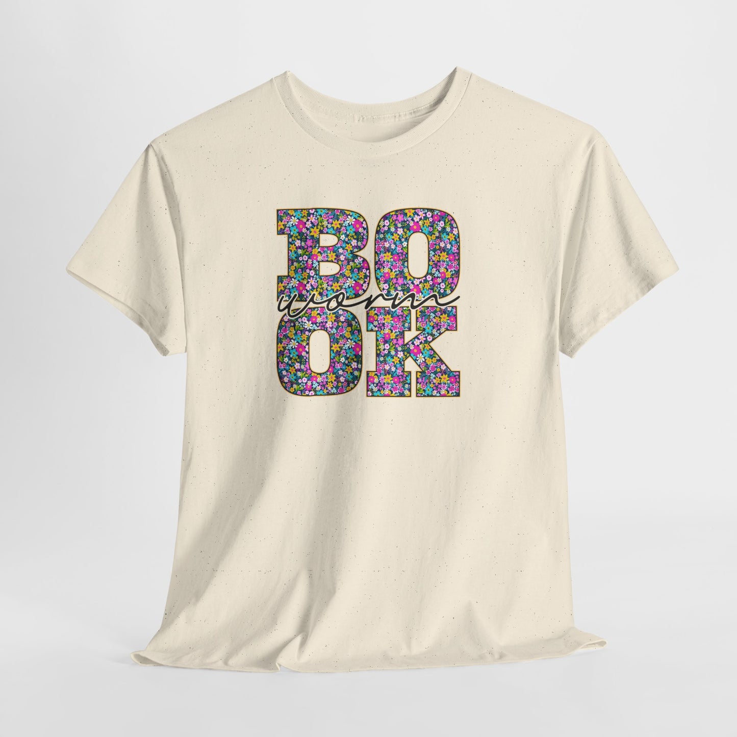 Floral Bookworm Tee-Bookish T-Shirt