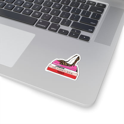 Book Stack & Heels Sticker