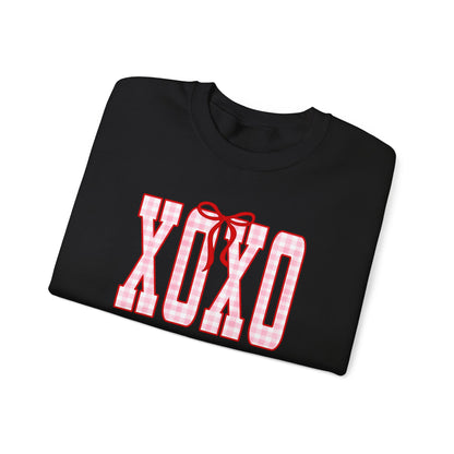 XOXO Plaid Valentine Crewneck
