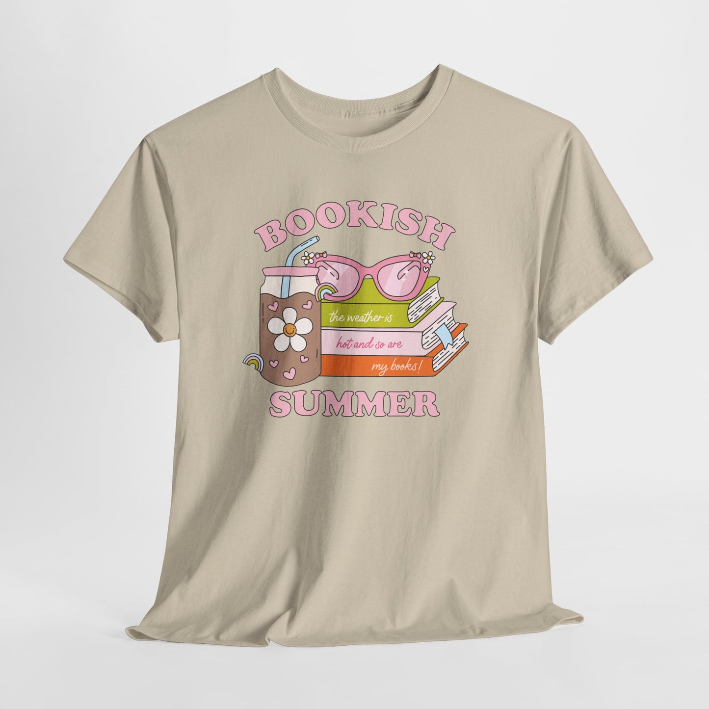 Bookish Summer Graphic Cotton Tee