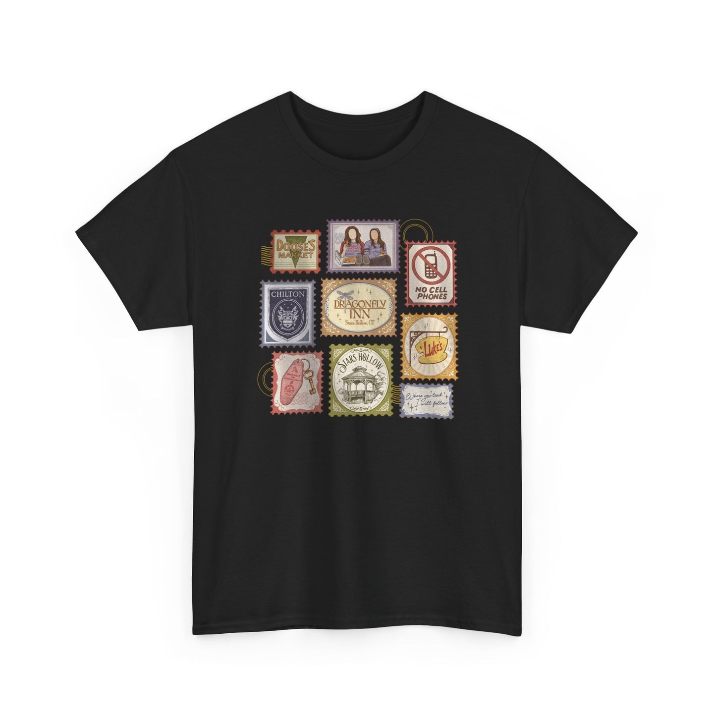Stars Hollow Stamp Tee-Gilmore Girls Shirt