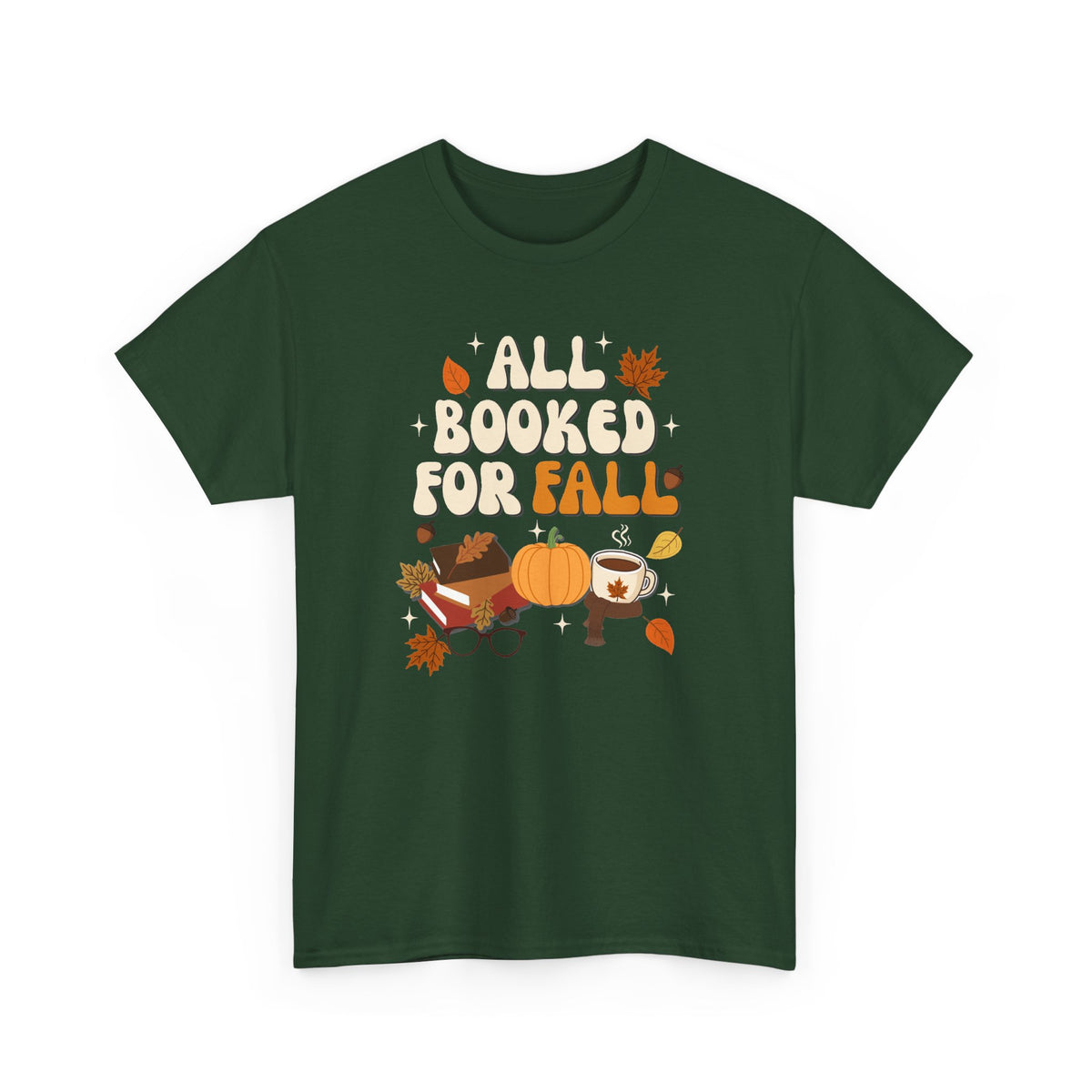 All Booked for Fall Bookish T-Shirt 🍂📚