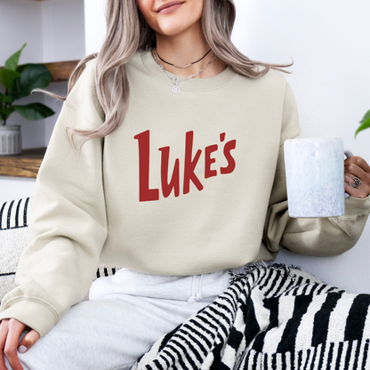 Luke's Diner Classic Crewneck Sweatshirt-Gilmore Girls Apparel