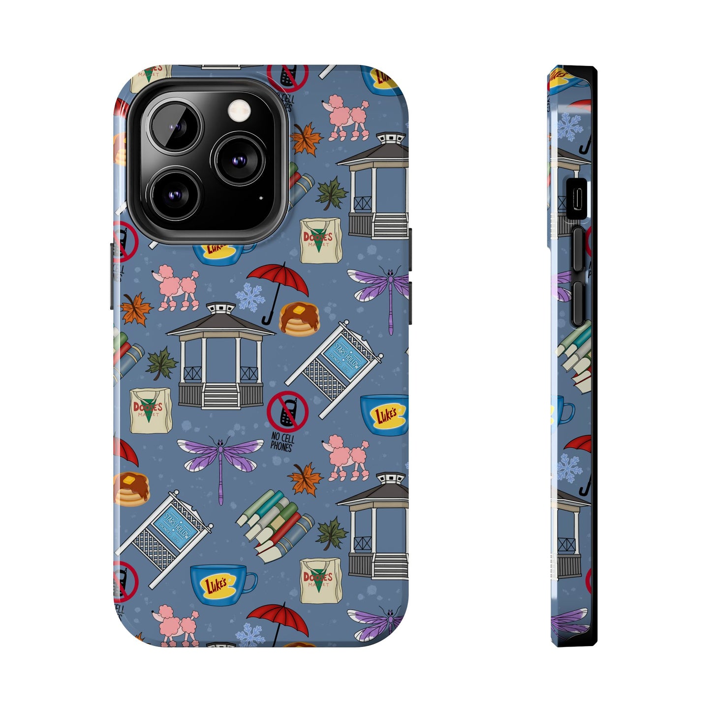 Stars Hollow Gilmore Girls Blue Phone Case