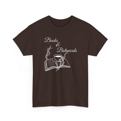 Botanical Book Lover Tee I Book & Plant Lover Apparel