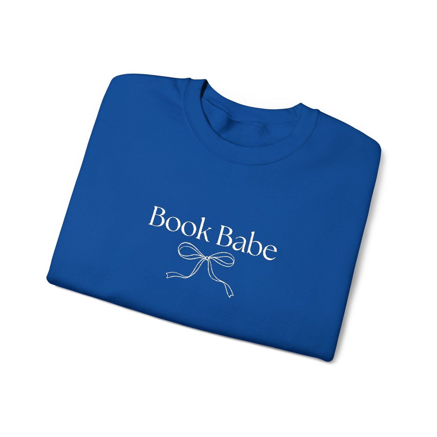 Book Babe Embroidered Crewneck Sweatshirt