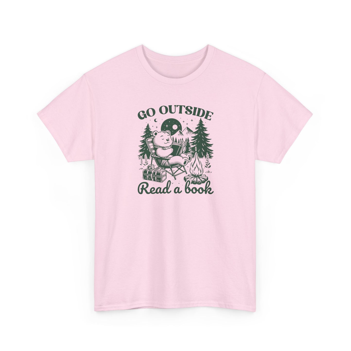 Go Outside Read a Book T-Shirt — Bookish Tee