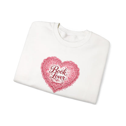Book Lover V-Day-Crewneck Sweatshirt