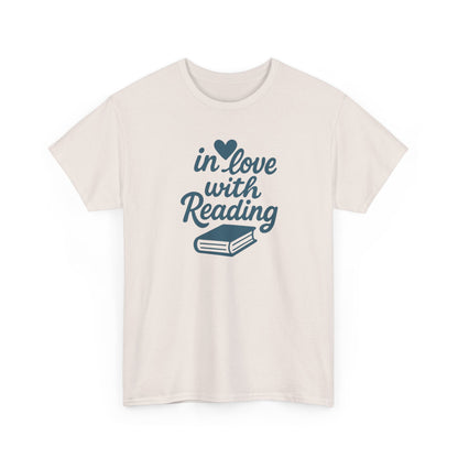 Reading Lover T-Shirt – "In Love With Reading" Graphic Tee for Book Lovers