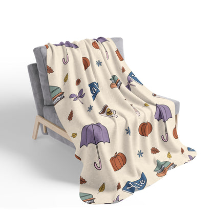 Stars Hollow Cozy Season Sherpa Fleece Blanket