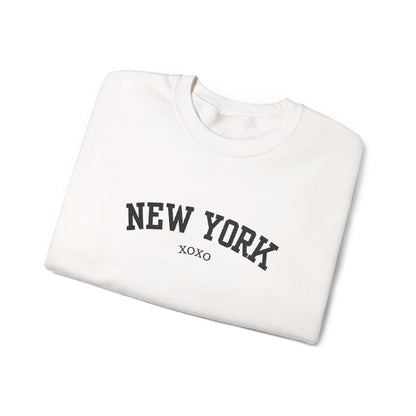 New York XOXO Embroidered Crewneck Sweatshirt-Gossip Girl