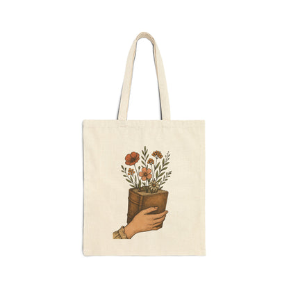 Botanical Bouquet Tote Bag —Blooming Book Tote